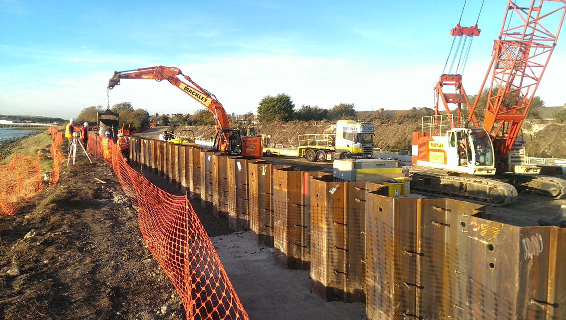 Shoreham Adur Tidal Walls Scheme
