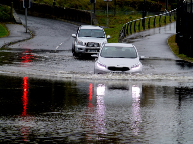 TVO flooded road