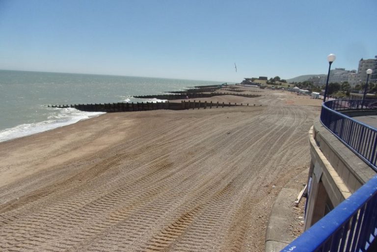 Eastbourne beach management works complete Mackley Engineering